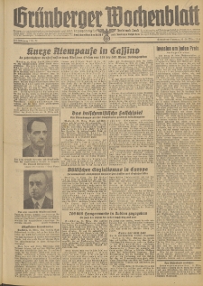 Gr&uuml;nberger Wochenblatt: Zeitung f&uuml;r Stadt und Land, No. 72. (25./26. M&auml;rz 1944)