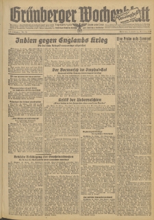 Gr&uuml;nberger Wochenblatt: Zeitung f&uuml;r Stadt und Land, No. 76. (30. M&auml;rz 1944)