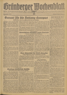 Grünberger Wochenblatt: Zeitung für Stadt und Land, No. 93. (21. April 1944)