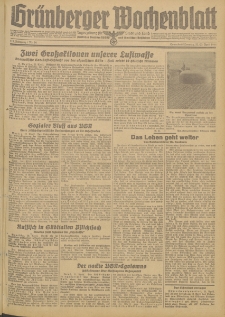 Grünberger Wochenblatt: Zeitung für Stadt und Land, No. 94. (22./23. April 1944)