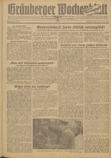 Grünberger Wochenblatt: Zeitung für Stadt und Land, No. 98. (27. April 1944)