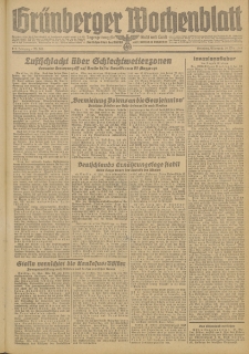 Grünberger Wochenblatt: Zeitung für Stadt und Land, No. 108 (10. Mai 1944)