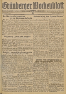 Gr&uuml;nberger Wochenblatt: Zeitung f&uuml;r Stadt und Land, No. 142 (20. Juni 1944)