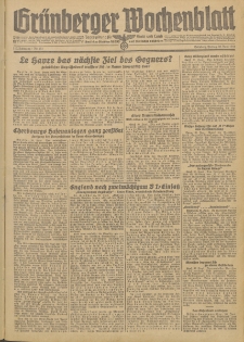 Gr&uuml;nberger Wochenblatt: Zeitung f&uuml;r Stadt und Land, No. 151 (30. Juni 1944)