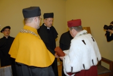 Uroczystość wręczenia tytułu doktora honoris causa Uniwersytetu Zielonogórskiego profesorowi Janowi Węglarzowi (fot. 36)