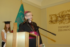 Uroczystość wręczenia tytułu doktora honoris causa Uniwersytetu Zielonogórskiego profesorowi Janowi Węglarzowi (fot. 40)