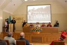 Uroczystość wręczenia tytułu doktora honoris causa Uniwersytetu Zielonogórskiego profesorowi Janowi Węglarzowi (fot. 57)