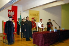 Uroczystość wręczenia tytułu doktora honoris causa Uniwersytetu Zielonogórskiego profesorowi Owenowi Gingerichowi (fot. 27)