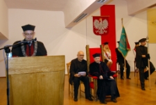 Uroczystość wręczenia tytułu doktora honoris causa Uniwersytetu Zielonogórskiego profesorowi Owenowi Gingerichowi (fot. 41)