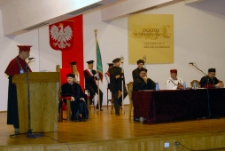 Uroczystość wręczenia tytułu doktora honoris causa Uniwersytetu Zielonogórskiego profesorowi Owenowi Gingerichowi (fot. 77)