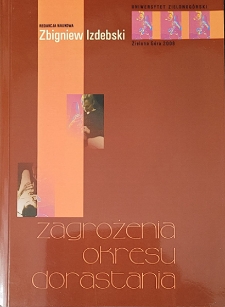 Zagrożenia okresu dorastania - spis treści i wstęp