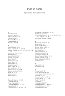 O teorii i praktyce poradnictwa: odmiany poradoznawczego dyskursu: podręcznik akademicki - indeks os&oacute;b