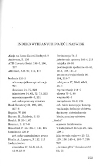 Bieda - indeks wybranych pojęć i nazwisk