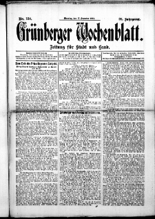 Gr&uuml;nberger Wochenblatt: Zeitung f&uuml;r Stadt und Land, No. 150. ( 17. Dezember 1912 )