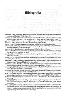 Poradoznawstwo - kontynuacja dyskursu : podręcznik akademicki - bibliografia