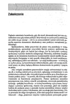Ani bezrobocie, ani opieka społeczna: od wyboru do ekonomicznej realizacji - zakończenie
