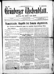 Grünberger Wochenblatt: Zeitung für Stadt und Land, No. 291. ( 12. Dezember 1915 )