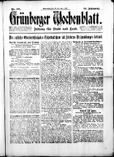 Grünberger Wochenblatt: Zeitung für Stadt und Land, No. 291. ( 13. Dezember 1917 )