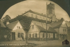 Łagów / Lagow; Blick durch das Berliner Tor