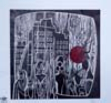 Zielona Góra - WSP (linoryt)