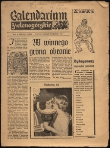 Calendarium Zielonogórskie [październik 1959]