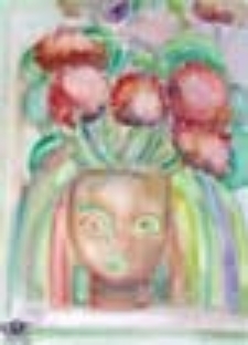 Kwitnąca pelargonia