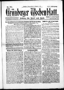 Gr&uuml;nberger Wochenblatt: Zeitung f&uuml;r Stadt und Land, No. 295. ( 17. Dezember 1926 )