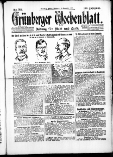 Grünberger Wochenblatt: Zeitung für Stadt und Land, No. 304. ( 29. Dezember 1926 )