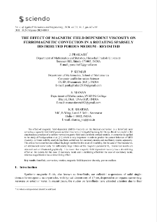 The effect of magnetic field dependent viscosity on ferromagnetic convection in a rotating sparsely distributed porous medium - revisited