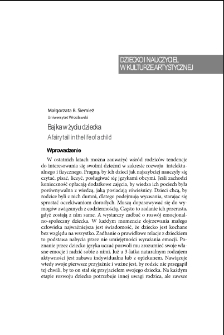 Bajka w życiu dziecka = A fairy tail in the life of a child