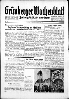 Grünberger Wochenblatt: Zeitung für Stadt und Land, No. 151. ( 2. Juli 1935)