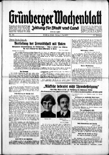 Grünberger Wochenblatt: Zeitung für Stadt und Land, No. 154. ( 5. Juli 1935)