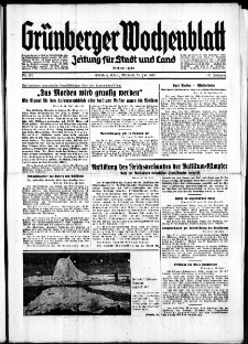 Grünberger Wochenblatt: Zeitung für Stadt und Land, No. 170. ( 24. Juli 1935)