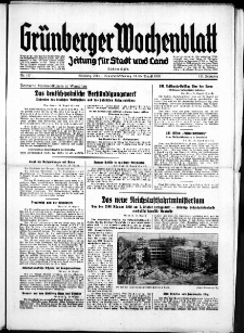Grünberger Wochenblatt: Zeitung für Stadt und Land, No. 197. ( 24./ 25. August 1935)