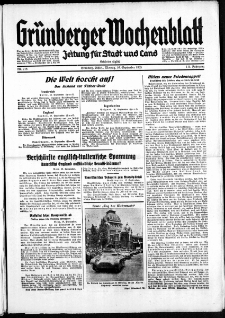 Grünberger Wochenblatt: Zeitung für Stadt und Land, No. 216. ( 16. September 1935)
