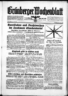 Grünberger Wochenblatt: Zeitung für Stadt und Land, No. 147. ( 28. Juni 1939)