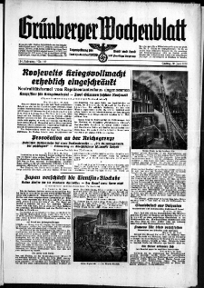 Grünberger Wochenblatt: Zeitung für Stadt und Land, No. 149. ( 30. Juni 1939)