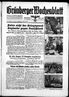 Grünberger Wochenblatt: Zeitung für Stadt und Land, No. 231. ( 4. Oktober 1939)