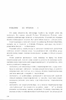 Dziecko niepełnosprawne w rodzinie - posłowie do wydania II