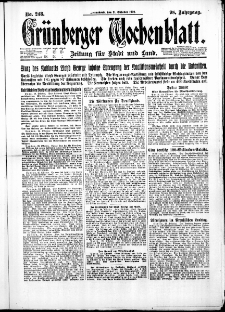 Grünberger Wochenblatt: Zeitung für Stadt und Land, No. 248. (21. Oktober 1922)