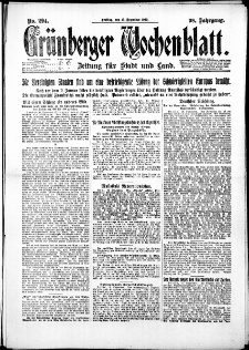 Grünberger Wochenblatt: Zeitung für Stadt und Land, No. 294. (15. Dezember 1922)