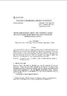 Repair and Renovation of the Historic Church in Ruda Śląska after Many Failures Caused by Mining Exploitation