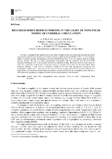 Reversed Robin Hood Syndrome in the light of nonlinear model of cerebral circulation