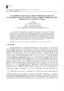 On thermal instability of Kuvshiniski fluid with suspended particles saturated in a porous medium in the presence of a magnetic field