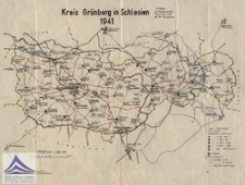 Kreis Grünberg in Schlesien 1941 [Dokument kartograficzny]