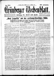 Grünberger Wochenblatt: Zeitung für Stadt und Land, No. 244. (16. Oktober 1928)