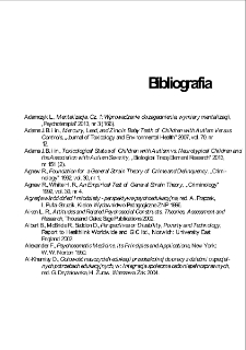 Pedagogika specjalna: od tradycji do współczesności - bibliografia