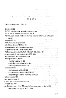 Ku lepszej przyszłości: zesp&oacute;ł Downa: przewodnik dla rodzic&oacute;w i opiekun&oacute;w - indeks