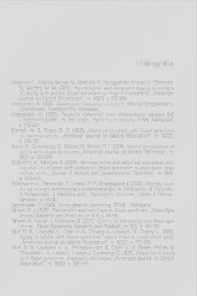 Psychospołeczne funkcjonowanie os&oacute;b z zespołem Downa - bibliografia