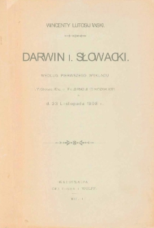 Darwin i Słowacki